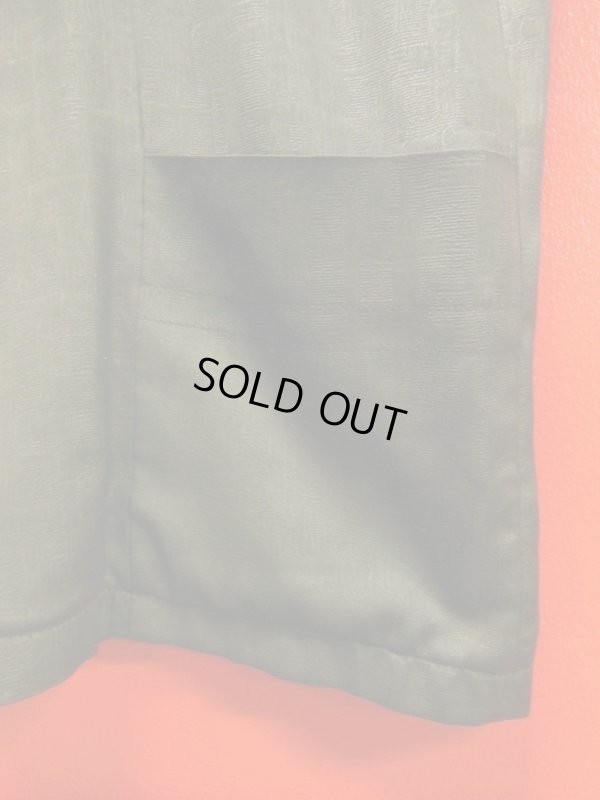 画像9: 1950'S SPORTSWEAR BLACK RAYON HOLLYWOOD JACKET/MEDIUM