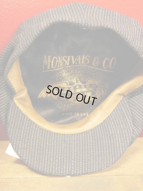 画像12: NEW! MONSIVAIS & COThe National - 8/4 Crown Cap - Vintage Style Cream Stripe 