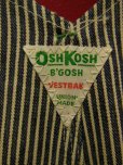 画像11: 1980'S DEADSTOCK OSH KOSH KICKORY STRIPE OVERALLS　W/TOOL APRON 36X32