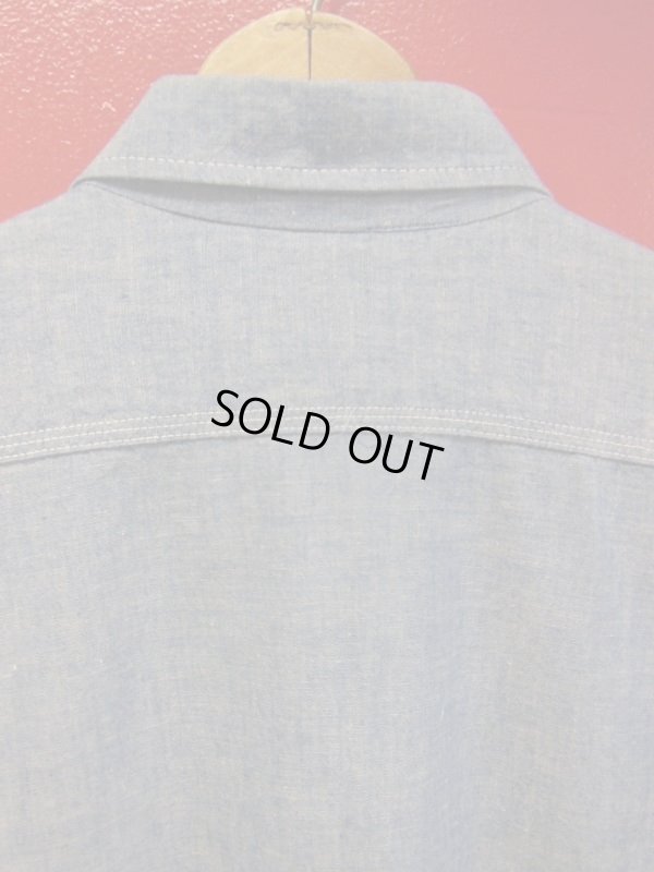 画像6: 1970'S BIG MAC 100% COTTON CHAMBRAY SHIRT/LARGE-XL