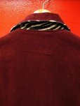 画像12: The GROOVIN HIGH Vintage Style 1950's Zebra Corduroy Jacket/Wine/MEDIUM 