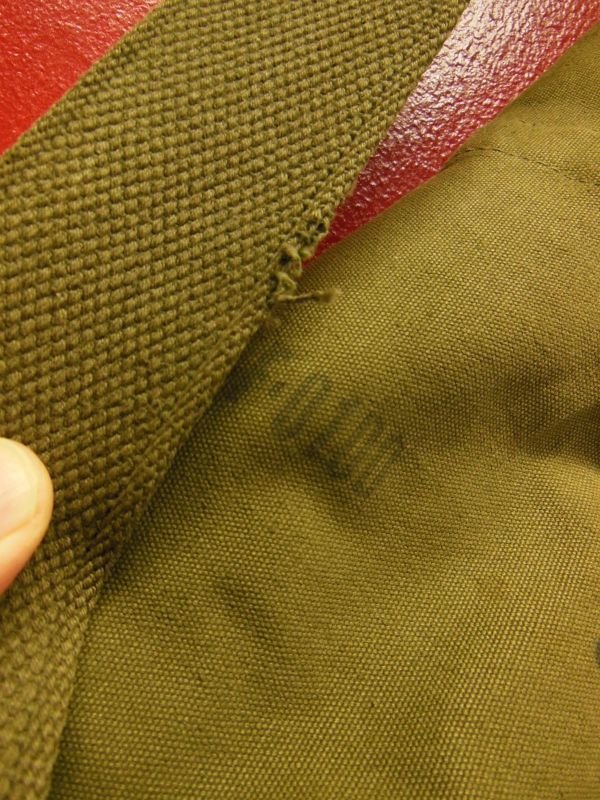画像5: 1950'S U.S.ARMY ALASKA HAND PAINTED DUFFLE BAG