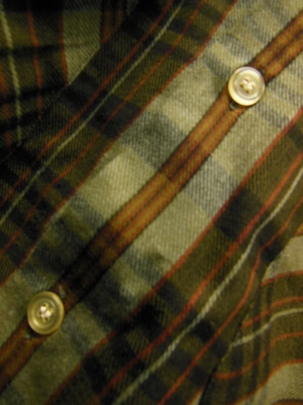 画像8: 〜1960'S DEADSTOCK KENTFIELD PRINTED PLAID FLANNEL SHIRT SZ/MEDIUM