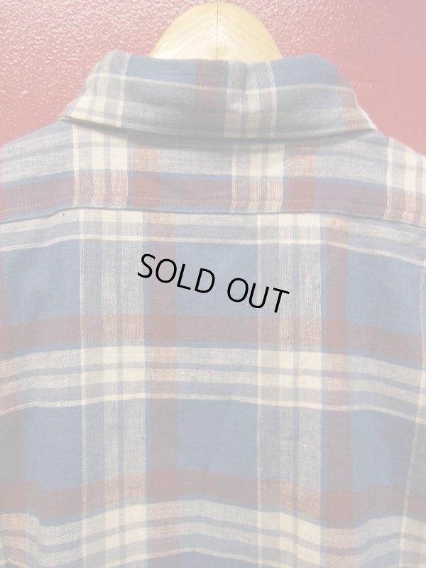 画像7: 1950'S DEADSTOCK HERCULES PLAID COTTON WORK SHIRT L/S SIZE/16