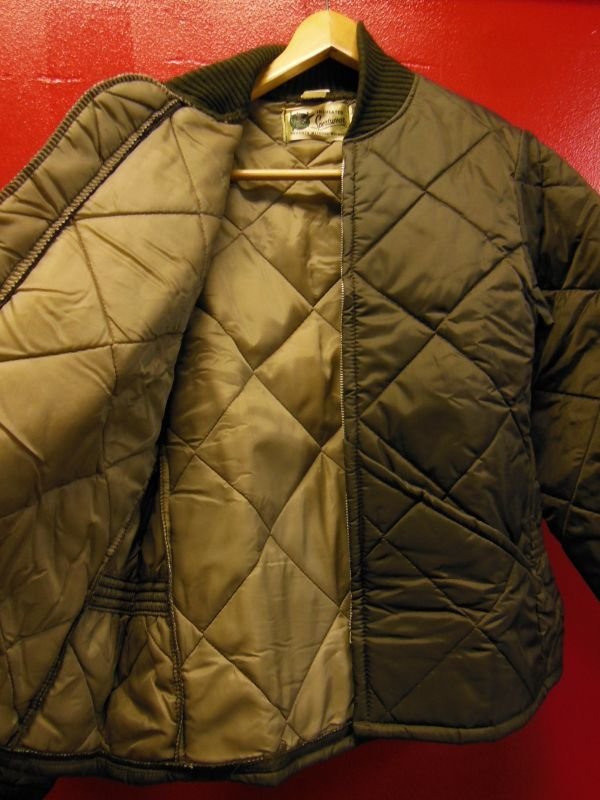 画像14: 1960'S DEADSTOCK WENZEL SPORTSWEAR QUITED NYLON JACKET/DARK BROWN/SZ/MEDIUM