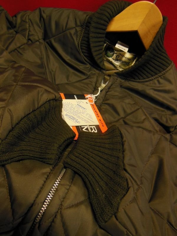 画像15: 1960'S DEADSTOCK WENZEL SPORTSWEAR QUITED NYLON JACKET/DARK BROWN/SZ/MEDIUM