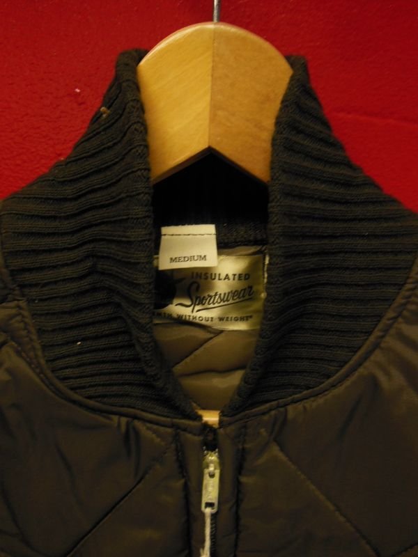 画像7: 1960'S DEADSTOCK WENZEL SPORTSWEAR QUITED NYLON JACKET/DARK BROWN/SZ/MEDIUM
