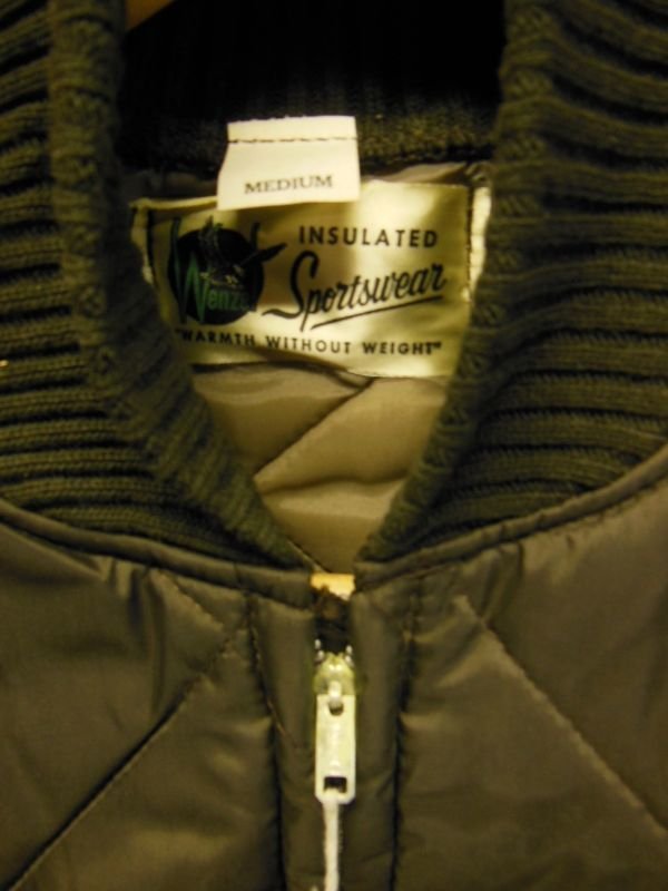 画像10: 1960'S DEADSTOCK WENZEL SPORTSWEAR QUITED NYLON JACKET/DARK BROWN/SZ/MEDIUM