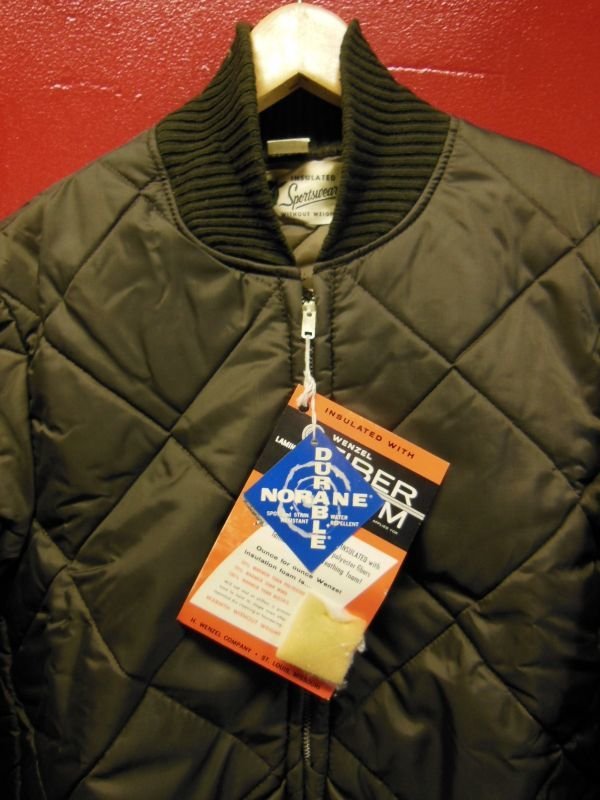 画像6: 1960'S DEADSTOCK WENZEL SPORTSWEAR QUITED NYLON JACKET/DARK BROWN/SZ/MEDIUM