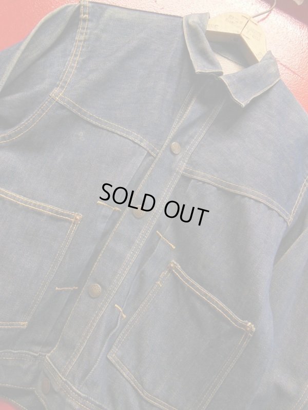 画像3: 1940'S〜 MONTGOMERY WARD 101? BUCKLE BACK DENIM JACKET/32-34