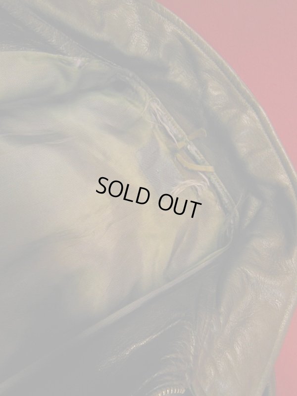 画像15: 1940'S UNKNOWN GOATSKIN SPORTS JACKET/46