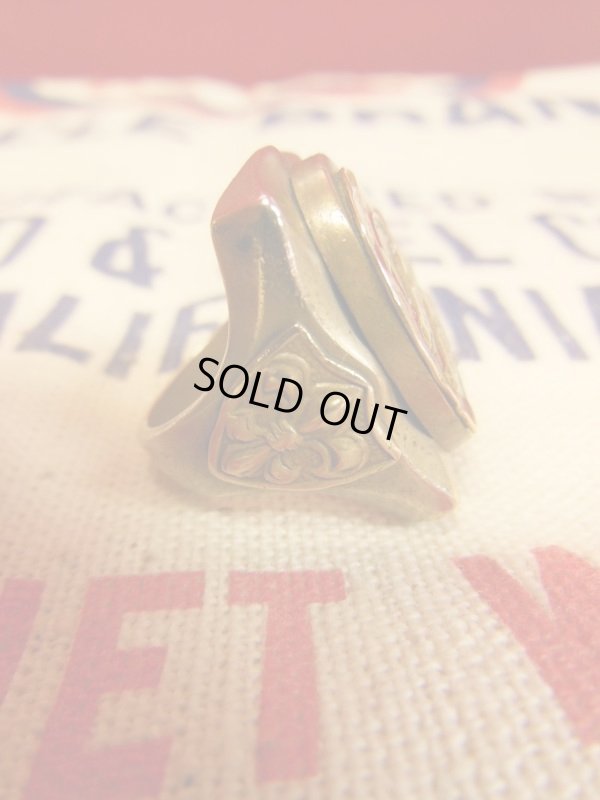 画像4: 1950'S〜 VINTAGE HORSESHHOE MEXICAN RING ビンテージ メキシカン リング/サイズ/12位