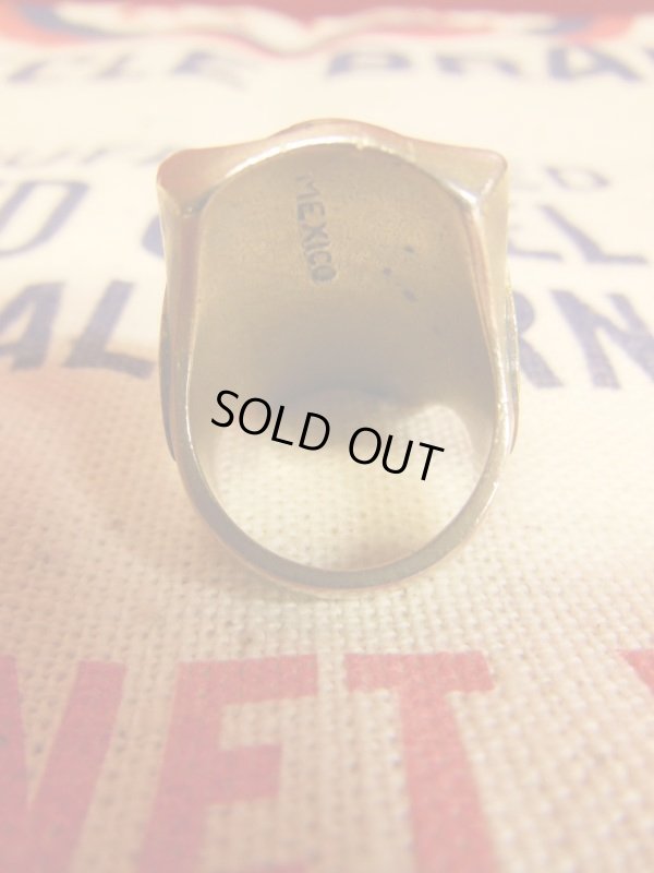 画像8: 1950'S〜 VINTAGE HORSESHHOE MEXICAN RING ビンテージ メキシカン リング/サイズ/12位