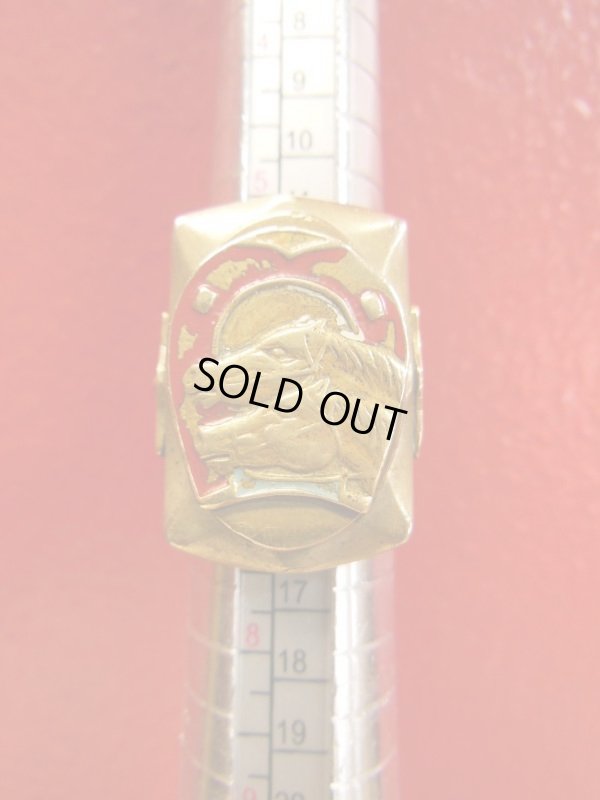 画像11: 1950'S〜 VINTAGE HORSESHHOE MEXICAN RING ビンテージ メキシカン リング/サイズ/12位