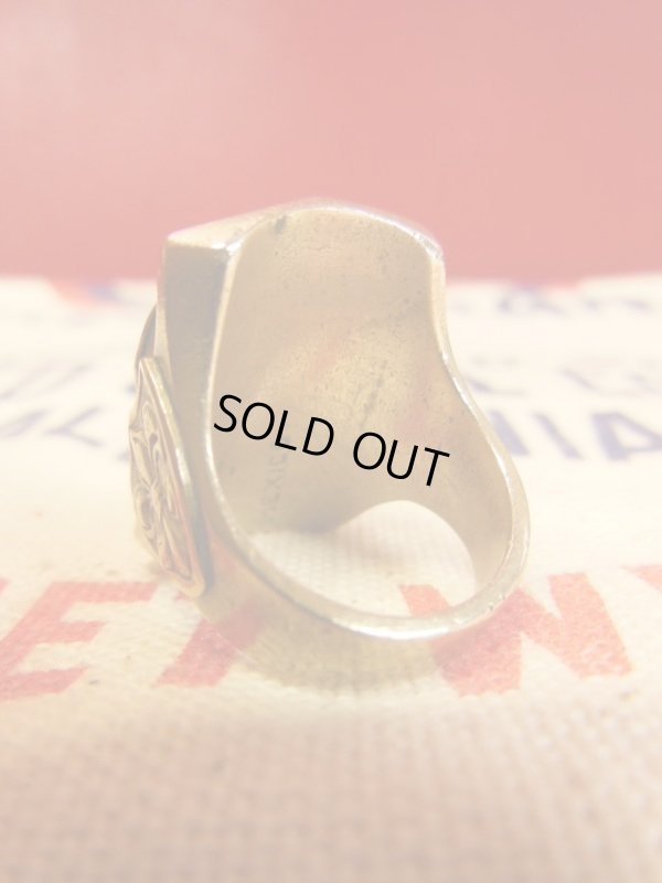 画像6: 1950'S〜 VINTAGE HORSESHHOE MEXICAN RING ビンテージ メキシカン リング/サイズ/12位