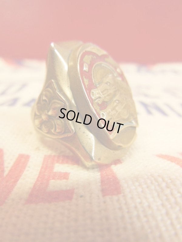 画像3: 1950'S〜 VINTAGE HORSESHHOE MEXICAN RING ビンテージ メキシカン リング/サイズ/12位