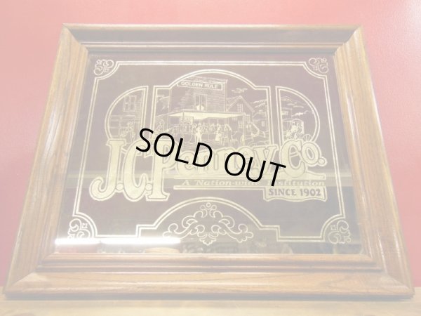 画像4: 1970'S J.C.PENNEY CO. WOOD FRAMED MIRROR