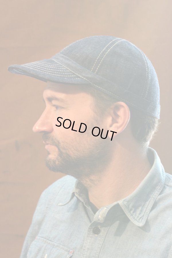 画像3: NEW! MONSIVAIS & CO Workers Cap- Cone Mills Selvedge denim