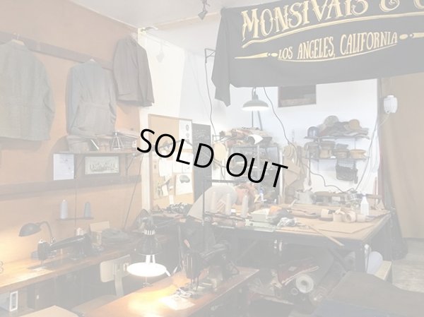 画像14: NEW! MONSIVAIS & CO Workers Cap- Cone Mills Selvedge denim