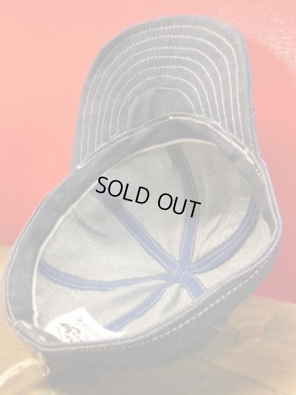 画像6: NEW! MONSIVAIS & CO Workers Cap- Cone Mills Selvedge denim