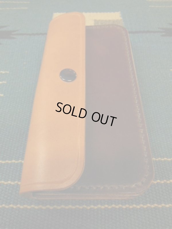 画像3: RAWHIDE TRUCKERS WALLET LOT-501/CAMEL X D.BROWN/UK BRIDLE By J & FJ Baker & Co,