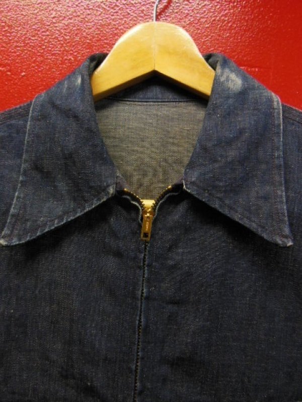画像3: 1940'S〜 UNKNOWN DENIM WORK JACKET/SZ/MEDIUM