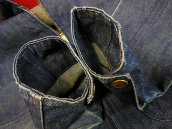 画像13: 1940'S〜 UNKNOWN DENIM WORK JACKET/SZ/MEDIUM