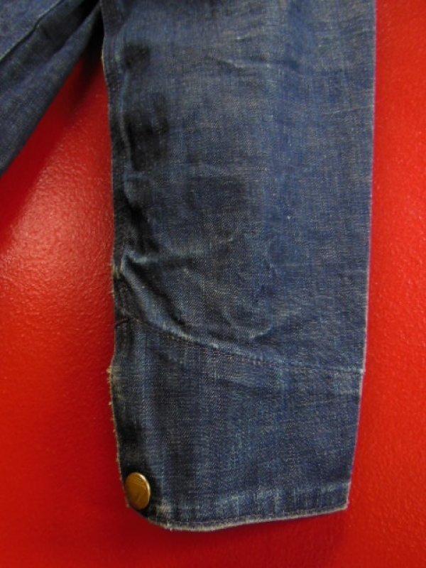 画像10: 1940'S〜 UNKNOWN DENIM WORK JACKET/SZ/MEDIUM