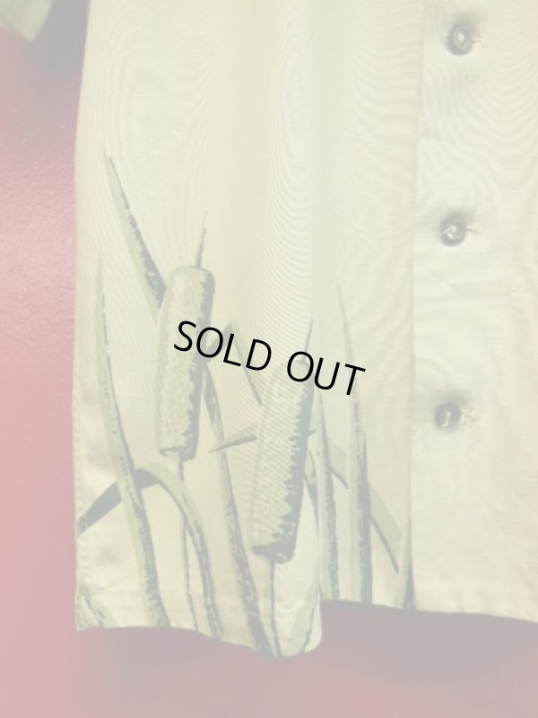 画像13: 1940'S CATALINA FLYING DUCK BACK PANEL PRINTED RAYON HAWAIIAN SHIRT SZ/S