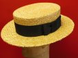 画像11: NEW! 新品 OLNEY STRAW BOATER HAT MADE IN UK/7-1/8(58cm)ストローハットカンカン帽