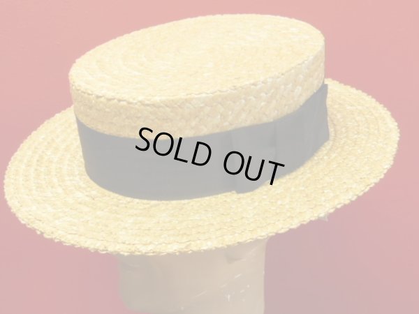画像11: NEW! 新品 OLNEY STRAW BOATER HAT MADE IN UK/7-1/8(58cm)ストローハットカンカン帽