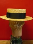 画像6: NEW! 新品 OLNEY STRAW BOATER HAT MADE IN UK/7-1/8(58cm)ストローハットカンカン帽