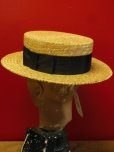 画像5: NEW! 新品 OLNEY STRAW BOATER HAT MADE IN UK/7-1/8(58cm)ストローハットカンカン帽