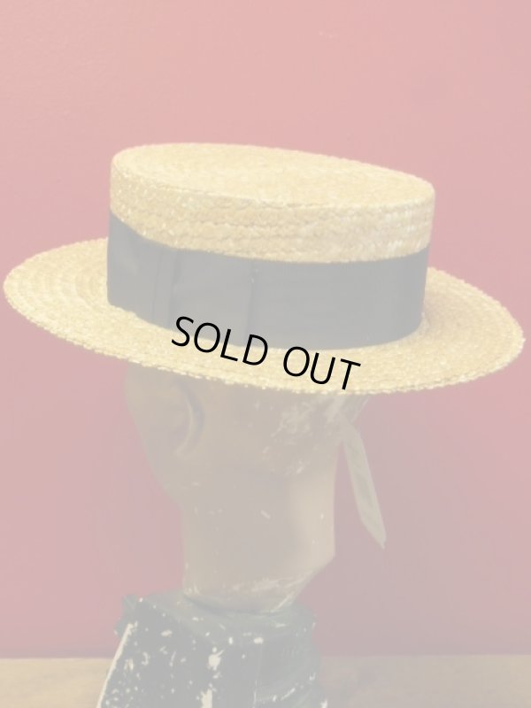 画像5: NEW! 新品 OLNEY STRAW BOATER HAT MADE IN UK/7-1/8(58cm)ストローハットカンカン帽