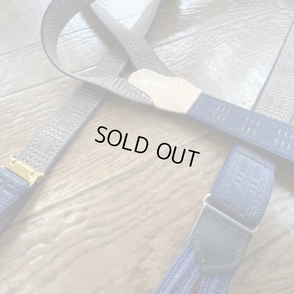 画像8: The GROOVIN HIGH 1930'S 1940'S Style Suspenders Brown/Navy