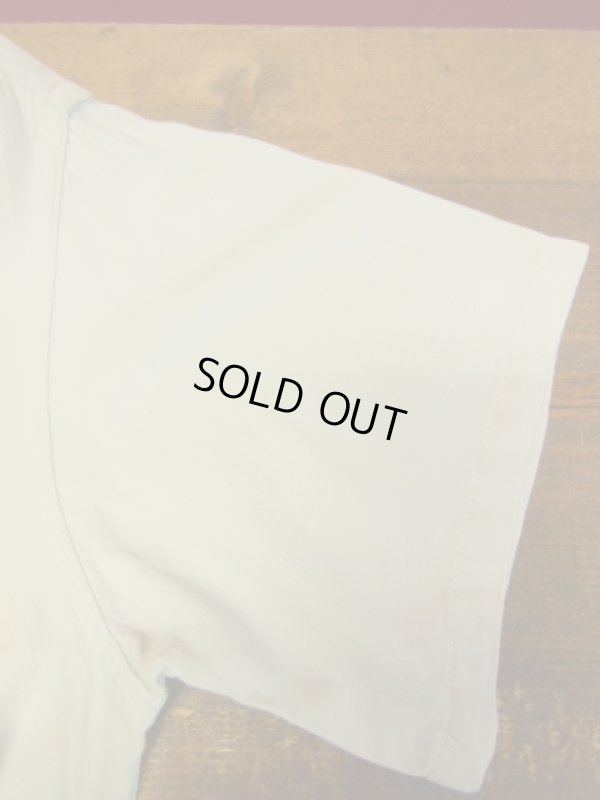 画像11: 1940'S BRENTWOOD PALE GREEN ALLIGATOR BACK PANEL PRINTED RAYON SHIRT SZ/LARGE