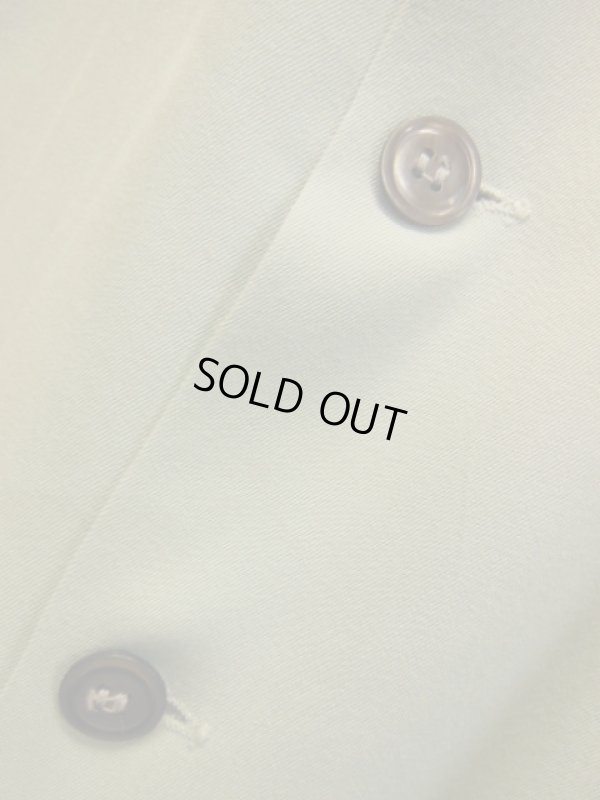 画像9: 1940'S BRENTWOOD PALE GREEN ALLIGATOR BACK PANEL PRINTED RAYON SHIRT SZ/LARGE