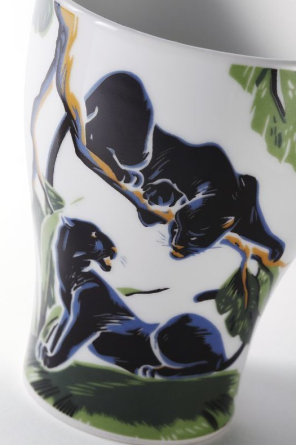 画像3:  Attractions -Hasami Ware- 波佐見焼 ”PANTHER”  Cup & Plate Set