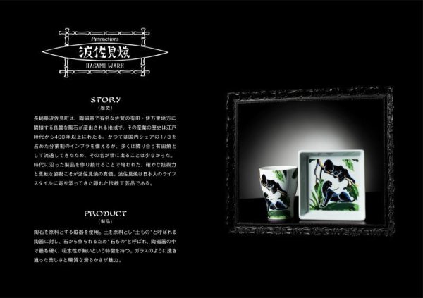 画像11:  Attractions -Hasami Ware- 波佐見焼 ”PANTHER”  Cup & Plate Set