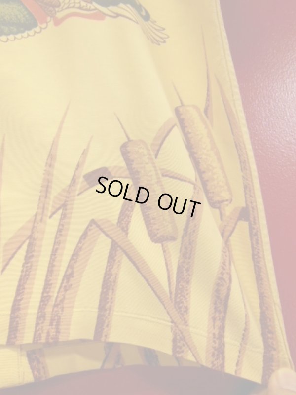 画像10: 1940'S CATALINA FLYING DUCK BACK PANEL PRINTED RAYON HAWAIIAN SHIRT SZ/M