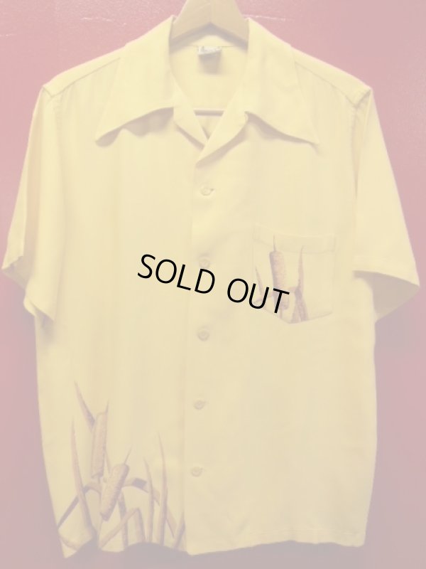 画像3: 1940'S CATALINA FLYING DUCK BACK PANEL PRINTED RAYON HAWAIIAN SHIRT SZ/M