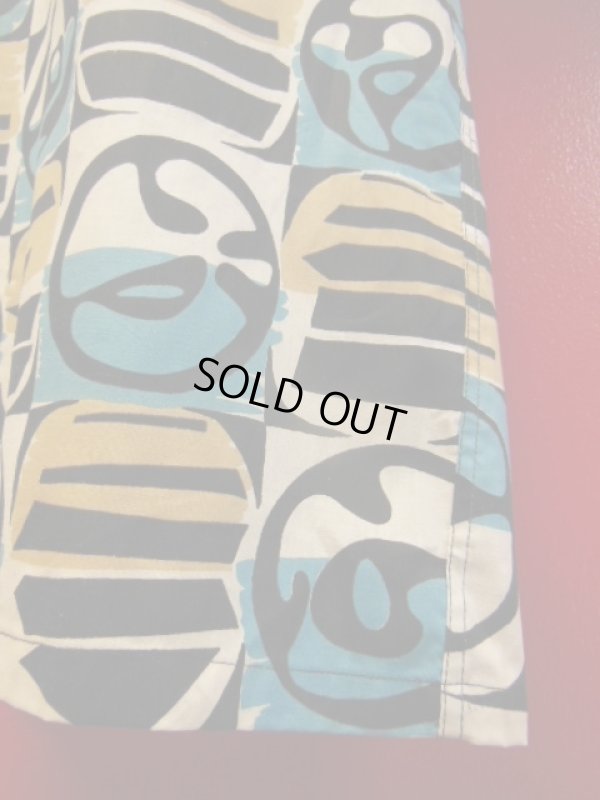 画像9: 1950'S PILGRIM ATOMIC ABSTRUCT PRINT SWIM SET SZ/LARGE