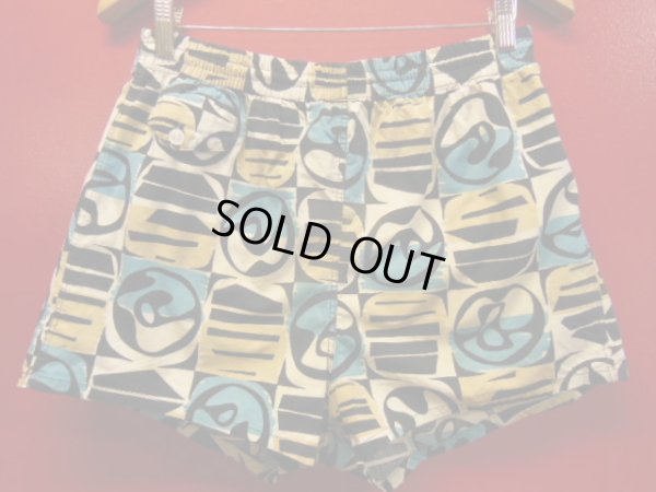 画像11: 1950'S PILGRIM ATOMIC ABSTRUCT PRINT SWIM SET SZ/LARGE