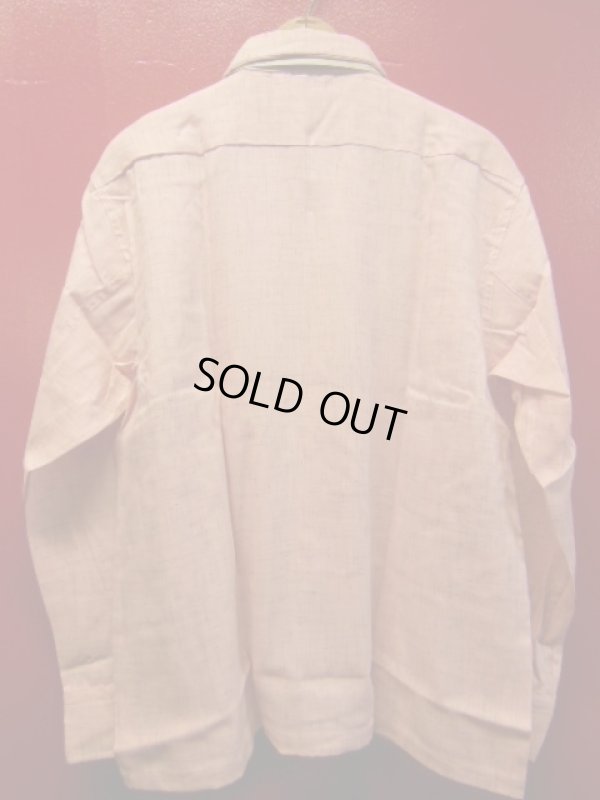 画像12: 1950'S DISTINCTIVE SPORTSWEAR FLECK PINK RAYON SHIRT SZ/M/カスリ ネップ柄