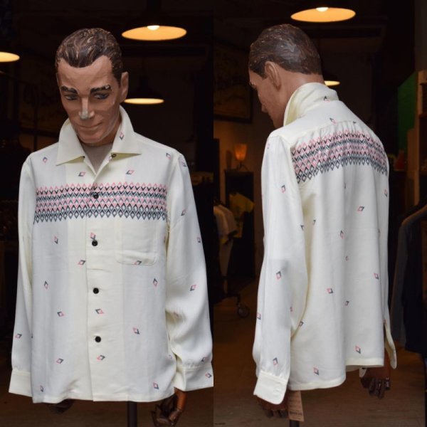 画像4: The GROOVIN HIGH 2021S/S A278 Vintage Style 1950's Rayon Shirt L/S  