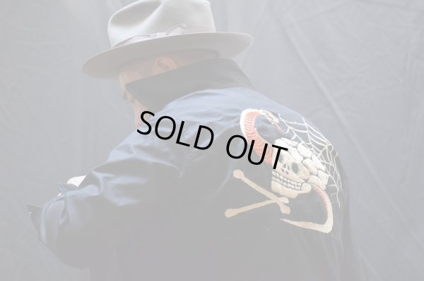 画像3: The GROOVIN HIGH Vintage Style  Skull Embroidered Jacket  A736 