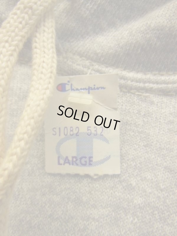 画像4: 1980'S DEADSTOCK CHAMPION RUTGERS SWEAT HOODIE SIZE/LARGE