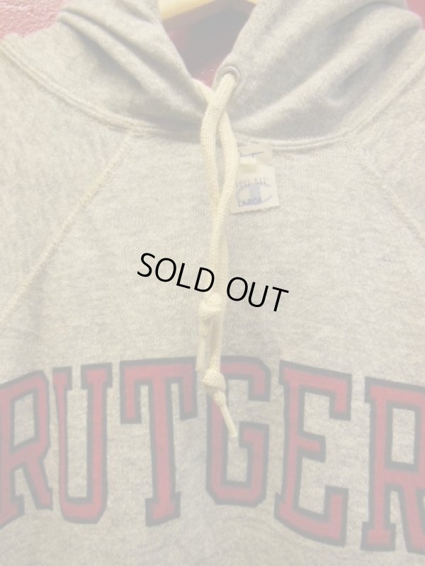 画像6: 1980'S DEADSTOCK CHAMPION RUTGERS SWEAT HOODIE SIZE/LARGE