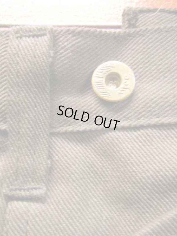 画像10: 1980'S DEADSTOCK LEE FRISKO JEENS BLACK SZ 36X36/黒 フリスコ ヴィンテージ デッドストック