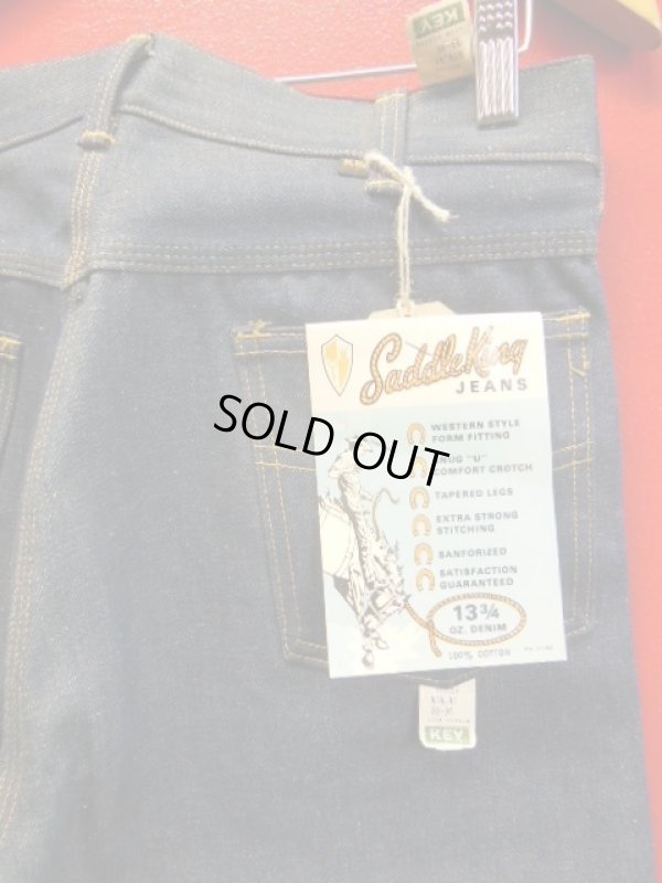 画像7: 1960'S~ DEADSTOCK KEY SADDLE KING 13-3/4 OZ DENIM JEANS/SIZE 33X36